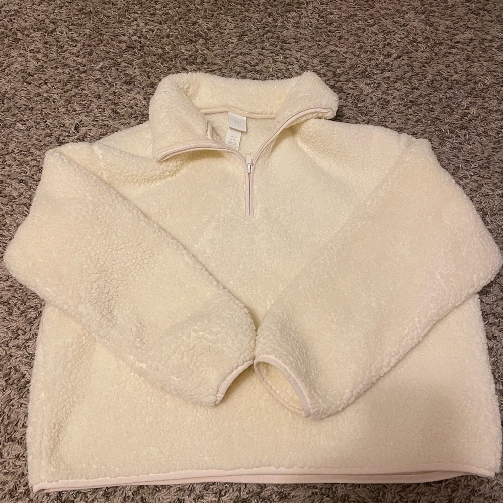H&M cream sherpa - Size Xs - Never worn